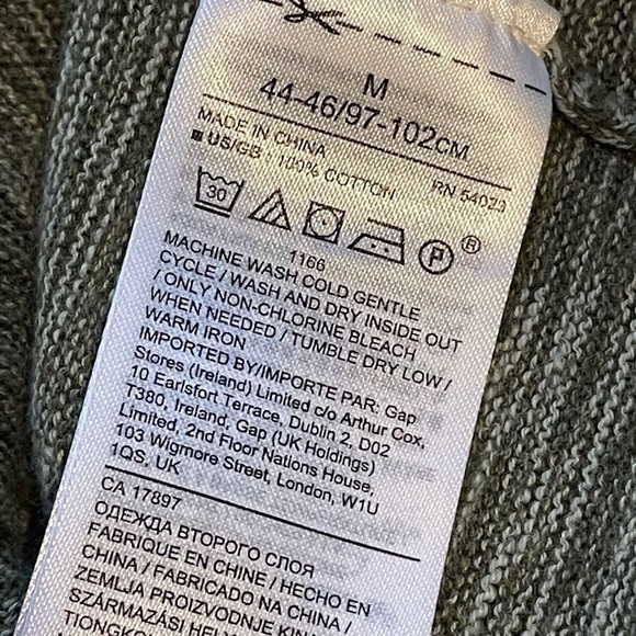 Banana Republic Mens M Slub Organic Cotton pullover - Picture 7 of 9